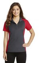Sport-Tek� Ladies Colorblock Micropique Sport-Wick� Polo